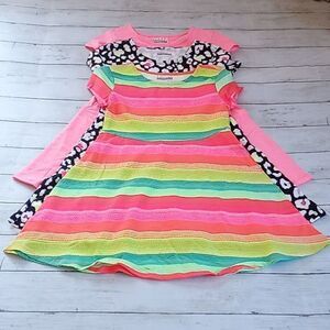 Girls Pull Over Lightweight Comfy Dresses 3-Pack Size L
